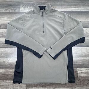 Nike Golf Sphere Pro Jacket Brown Long Sleeve Side‎ Zip 1/4 Zip Large MINT Golf